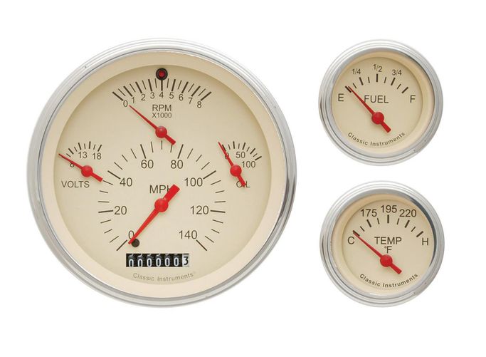 CIN-CH01TSLC-LS, Classic Instruments 1957 Chevy Package Gauge Sets CH01TSLC-LS في الإمارات العربية المتحدة, دبي. Condition - new. Price 4,780 AED. Photo, seller contacts | AUTO.AE