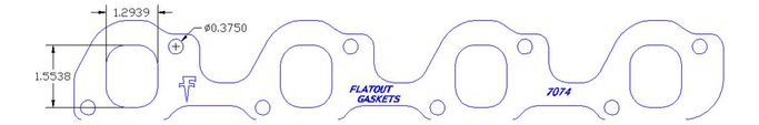 FOG-7074S, Flatout Gaskets Header Gaskets 7074S في الإمارات العربية المتحدة, دبي. Condition - new. Price 240 AED. Photo, seller contacts | AUTO.AE