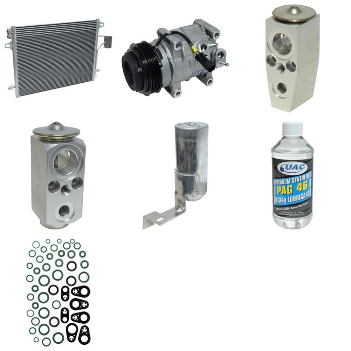 UAC-KT1160A, Universal Air Conditioner Compressor Kits for 2012-2014 C/V, GRAND CARAVAN, TOWN & COUNTRY - KT 1160A in UAE, Dubai. Condition - new. Price 1,870 AED. Photo, seller contacts | AUTO.AE