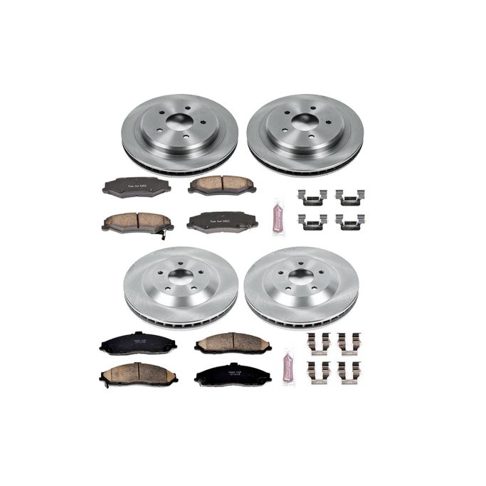PWR-KOE1560, PowerStop Z17 Evolution Plus Stock Replacement Brake Kits for 1997-2004 CORVETTE, 2004-2009 XLR - KOE1560 في الإمارات العربية المتحدة, دبي. Condition - new. Price 1,370 AED. Photo, seller contacts | AUTO.AE