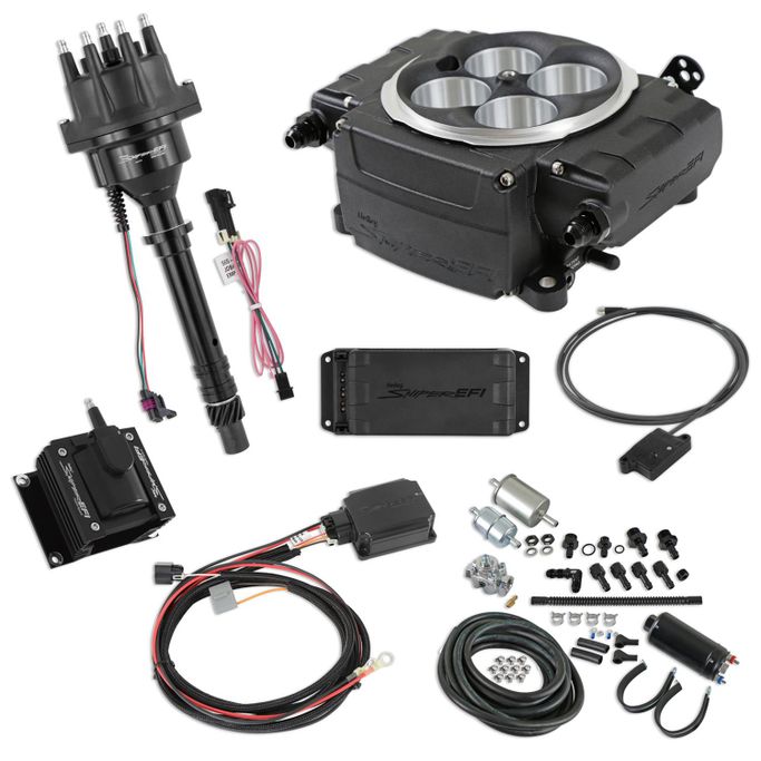 SNE-550511BPKSBC, Holley Sniper 2 EFI 650 HP Inline Pump Fuel Injection Systems with Power Distribution Module 550-511-BPK-SBC в ОАЭ, Дубай. Состояние - новое. Цена 10 740 AED. Фото, контакты продавца | AUTO.AE