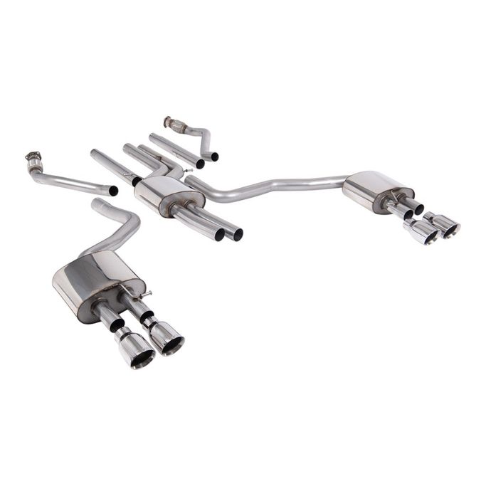 SSXAU1055, MILLTEK SSXAU1055 Cat-Back Exhaust, 2.76" (Polished GT-100 Trims) for AUDI A6 3.0L TFSI S-Line (C7.5) 2015-2018 في الإمارات العربية المتحدة, دبي. Condition - new. Price ⁦14,290 AED⁩. Photo, seller contacts | AUTO.AE