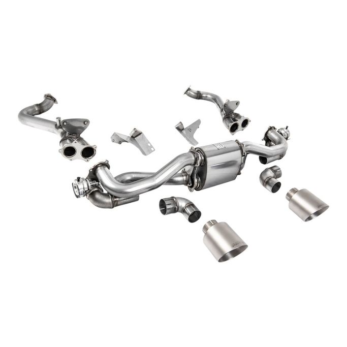 SSXPO186, MILLTEK SSXPO186 Cat-Back Exhaust, 2.37" (Brushed Titanium GT-115 Trims) for PORSCHE 718 Boxster GTS / Cayman GT4 2020- in UAE, Dubai. Condition - new. Price ⁦23,590 AED⁩. Photo, seller contacts | AUTO.AE