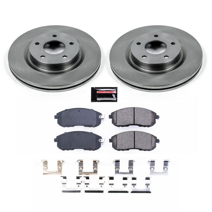 PWR-KOE241, PowerStop Z17 Evolution Plus Stock Replacement Brake Kits for 2007-2013 ALTIMA - KOE241 في الإمارات العربية المتحدة, دبي. Condition - new. Price 740 AED. Photo, seller contacts | AUTO.AE