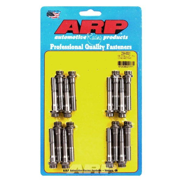 234-6301, ARP 234-6301 Rod Bolt Kit for CHEVROLET LS Gen III/IV & 6.2L LT1 (except LS7 & LS9) “Cracked Cap Design”. ARP2000 in UAE, Dubai. Condition - new. Price 720 AED. Photo, seller contacts | AUTO.AE