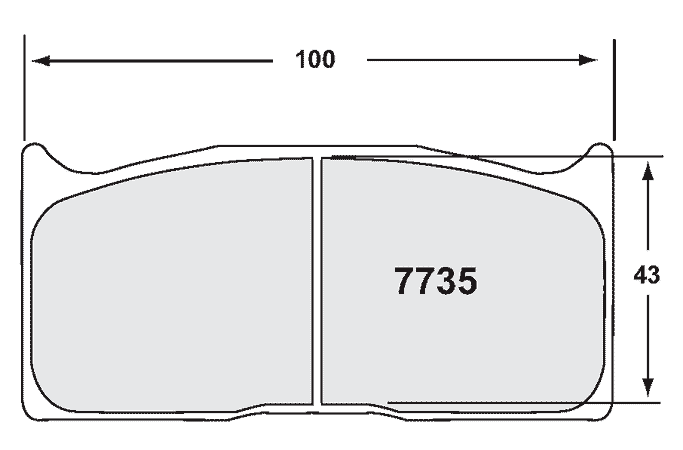 7735.01.22.34, PFC 7735.01.22.34 Brake pads RACE 01 CMPD 22MM rear MITSUBISHI Evo (Gravel/Tarmac) Group N in UAE, Dubai. Condition - new. Price ⁦4,410 AED⁩. Photo, seller contacts | AUTO.AE