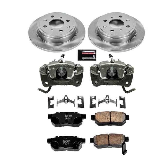 PWR-KCOE408, PowerStop Z17 Evolution Plus Stock Replacement Brake Kits with Calipers for 1992-2000 CIVIC, 1993-1997 CIVIC DEL SOL, 1994-2001 INTEGRA - KCOE408 في الإمارات العربية المتحدة, دبي. Condition - new. Price 1,250 AED. Photo, seller contacts | AUTO.AE