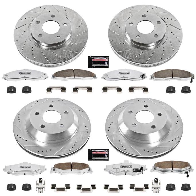 PWR-K1548-26, PowerStop Z26 Street Warrior Brake Upgrade Kits for 1998-2002 CAMARO, FIREBIRD - K1548-26 في الإمارات العربية المتحدة, دبي. Condition - new. Price ⁦2,580 AED⁩. Photo, seller contacts | AUTO.AE