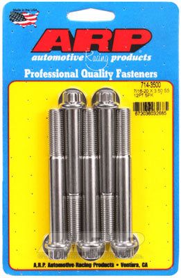 714-3500, ARP 714-3500 SAE Bolt Kit 7/16-20 x 3.500 12pt SS bolts في الإمارات العربية المتحدة, دبي. Condition - new. Price 310 AED. Photo, seller contacts | AUTO.AE