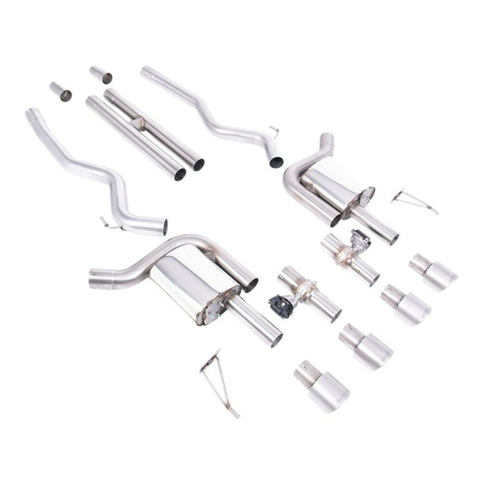 SSXFD431, MILLTEK SSXFD431 Cat-Back Exhaust, 2.76" (Brushed Titanium GT-100 Tips) for FORD Mustang GT 5.0L Fastback (S650) 2024- в ОАЭ, Дубай. Состояние - новое. Цена ⁦18 850 AED⁩. Фото, контакты продавца | AUTO.AE