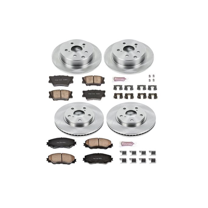 PWR-KOE4100, PowerStop Z17 Evolution Plus Stock Replacement Brake Kits for 2010-2012 HS250H, 2006-2018 RAV4 - KOE4100 في الإمارات العربية المتحدة, دبي. Condition - new. Price 1,070 AED. Photo, seller contacts | AUTO.AE