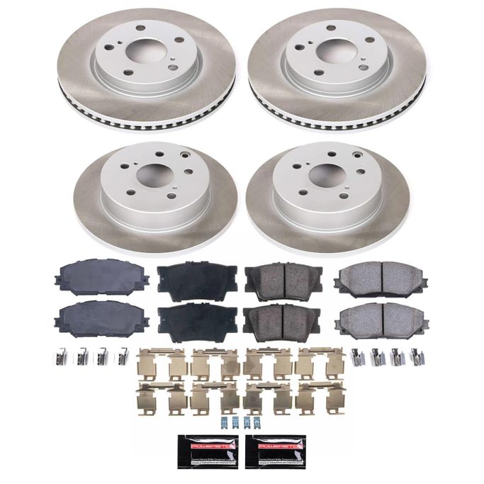 PWR-SC4100, PowerStop Z17 Evolution Plus Semi-Coated Rotor Brake Kits for 2010-2012 HS250H, 2006-2018 RAV4 - SC4100 في الإمارات العربية المتحدة, دبي. Condition - new. Price 1,230 AED. Photo, seller contacts | AUTO.AE
