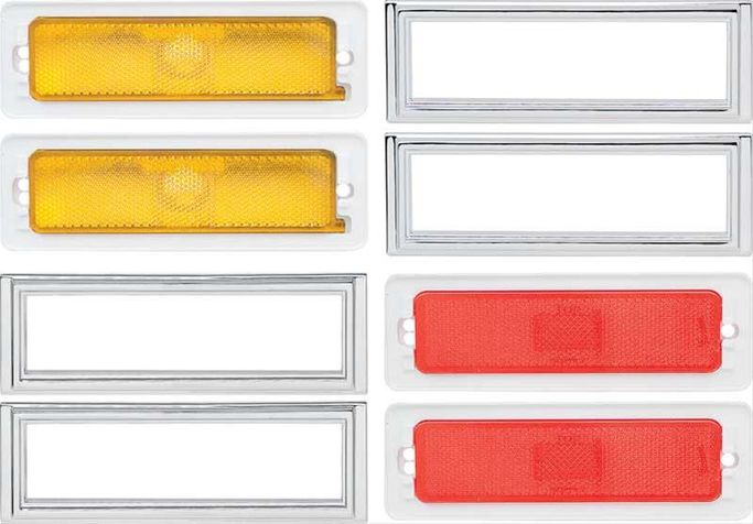 OER-N5028, OER Marker Lamp Bezels for 1970-1974 NOVA - N5028 في الإمارات العربية المتحدة, دبي. Condition - new. Price ⁦760 AED⁩. Photo, seller contacts | AUTO.AE