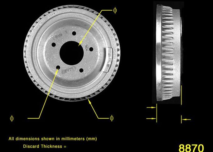 BEN-PDR0199, Bendix Brakes Brake Drums PDR0199 в ОАЭ, Дубай. Состояние - новое. Цена 390 AED. Фото, контакты продавца | AUTO.AE