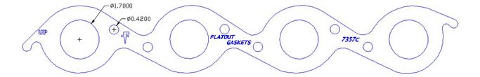 FOG-7357S, Flatout Gaskets Header Gaskets 7357S в ОАЭ, Дубай. Состояние - новое. Цена 240 AED. Фото, контакты продавца | AUTO.AE
