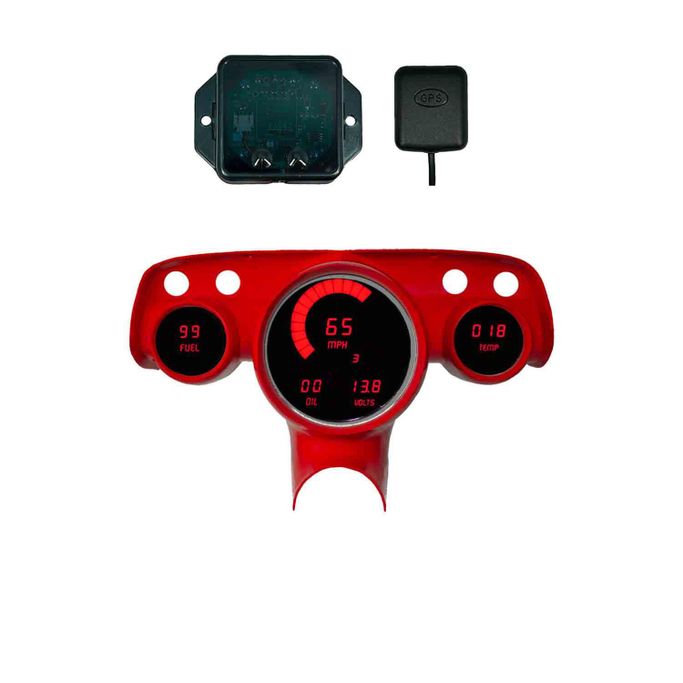 IZL-DP1102RS9020, Intellitronix 1957 Chevy Bel Air Digital Direct-Fit Gauge Clusters DP1102R-S9020 в ОАЭ, Дубай. Состояние - новое. Цена ⁦2 850 AED⁩. Фото, контакты продавца | AUTO.AE