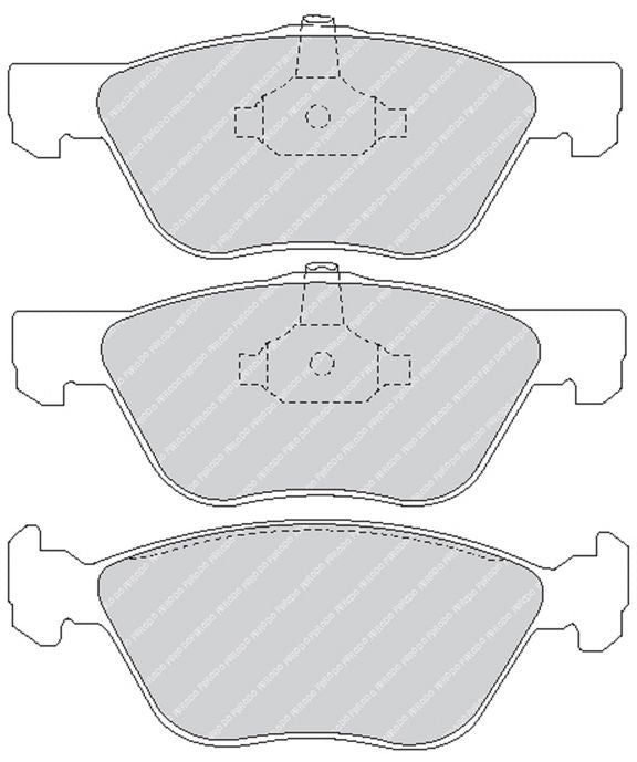 FCP1052R, FERODO FCP1052R Front Brake Pads DS3000 for ALFA ROMEO GT (937) / 147 (937) / 156 (932) / GTV في الإمارات العربية المتحدة, دبي. Condition - new. Price ⁦1,260 AED⁩. Photo, seller contacts | AUTO.AE