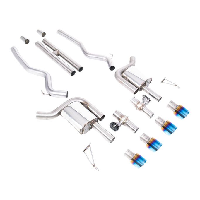SSXFD432, MILLTEK SSXFD432 Cat-Back Exhaust, 2.76" (Blue Titanium GT-100 Tips) for FORD Mustang GT 5.0L Fastback (S650) 2024- in UAE, Dubai. Condition - new. Price ⁦20,980 AED⁩. Photo, seller contacts | AUTO.AE