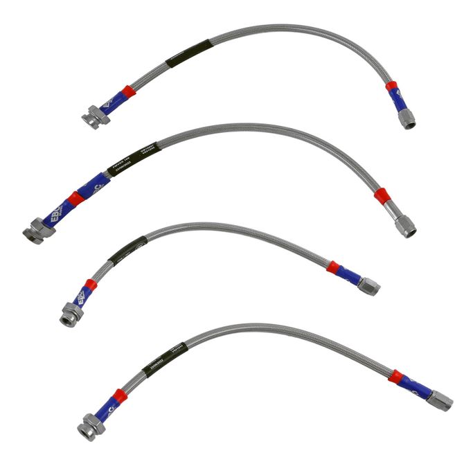 EBC-BLA7139-4L, EBC Stainless Steel Braided Brake Lines for 1971-1974 CHALLENGER, 1970-1971 ROAD RUNNER - BLA7139-4L in UAE, Dubai. Condition - new. Price ⁦1,000 AED⁩. Photo, seller contacts | AUTO.AE