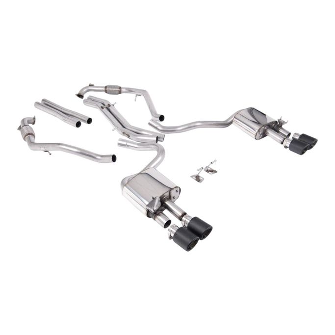 SSXAU1160, MILLTEK SSXAU1160 Cat-Back Exhaust, 2.5'' (Quad JET-100 Carbon Trims) for AUDI S5 Coupe / Sportback RHD (B9) 2017- в ОАЭ, Дубай. Состояние - новое. Цена ⁦17 890 AED⁩. Фото, контакты продавца | AUTO.AE