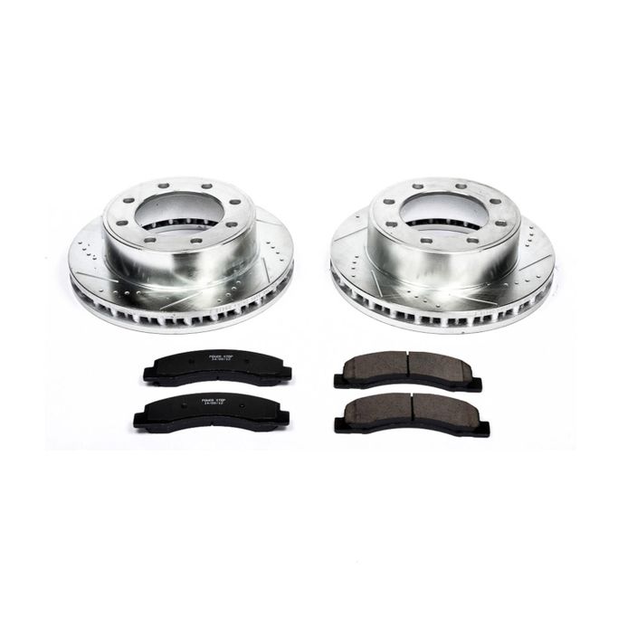 PWR-K1905, PowerStop Z23 Evolution Sport Brake Upgrade Kits for 1999-2004 F-350 SUPER DUTY, F-250 SUPER DUTY, 2000-2005 EXCURSION - K1905 в ОАЭ, Дубай. Состояние - новое. Цена ⁦1 380 AED⁩. Фото, контакты продавца | AUTO.AE