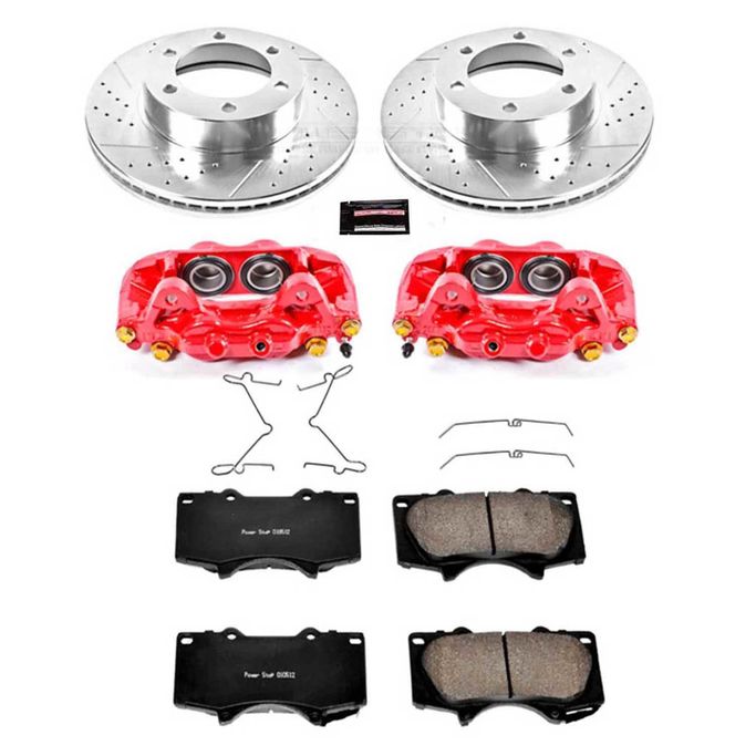 PWR-KC2324, PowerStop Z23 Evolution Sport Brake Upgrade Kits with Calipers for 2001-2007 SEQUOIA, 2000-2006 TUNDRA - KC2324 in UAE, Dubai. Condition - new. Price 2,370 AED. Photo, seller contacts | AUTO.AE