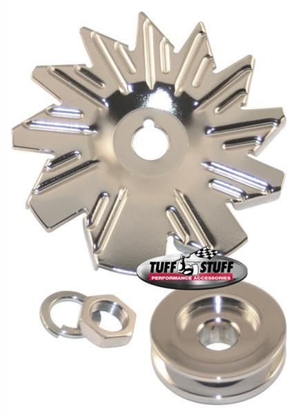 TFF-7600A, Tuff Stuff Performance Chrome Alternator Fan and Pulley Sets 7600A في الإمارات العربية المتحدة, دبي. Condition - new. Price ⁦150 AED⁩. Photo, seller contacts | AUTO.AE