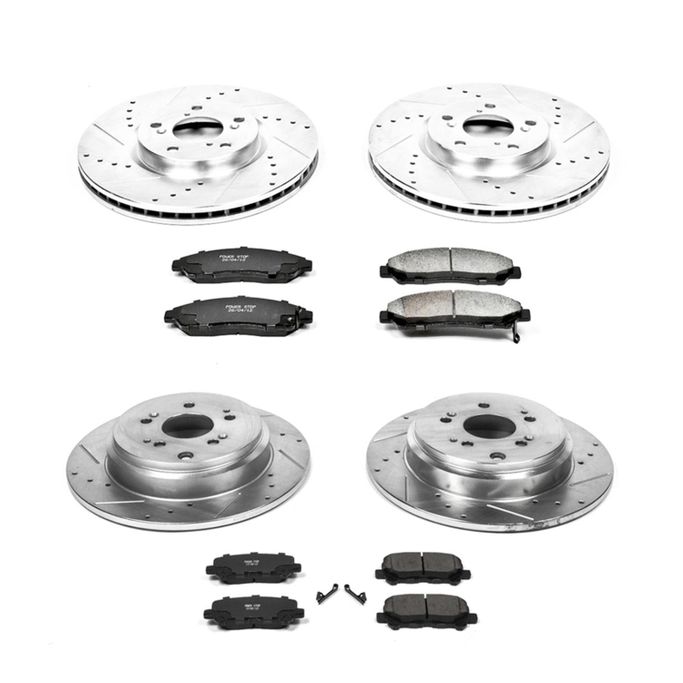 PWR-K6084, PowerStop Z23 Evolution Sport Brake Upgrade Kits for 2012-2015 PILOT - K6084 in UAE, Dubai. Condition - new. Price 2,040 AED. Photo, seller contacts | AUTO.AE