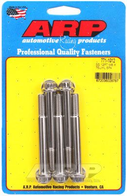 771-1012, ARP 771-1012 Metric Thread Bolt Kit M8 x 1.25 x 75 12pt SS bolts в ОАЭ, Дубай. Состояние - новое. Цена 270 AED. Фото, контакты продавца | AUTO.AE