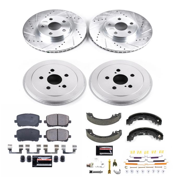 PWR-K15227DK, PowerStop Z23 Evolution Sport Disc and Drum Brake Upgrade Kits for 2003-2008 COROLLA - K15227DK في الإمارات العربية المتحدة, دبي. Condition - new. Price 1,450 AED. Photo, seller contacts | AUTO.AE
