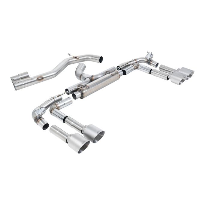SSXAU1021, MILLTEK SSXAU1021 Cat-Back Exhaust, 3.15" (Brushed Titanium GT-115 Tips) for AUDI S3 2.0TFSI (8Y) 2020- في الإمارات العربية المتحدة, دبي. Condition - new. Price ⁦17,200 AED⁩. Photo, seller contacts | AUTO.AE