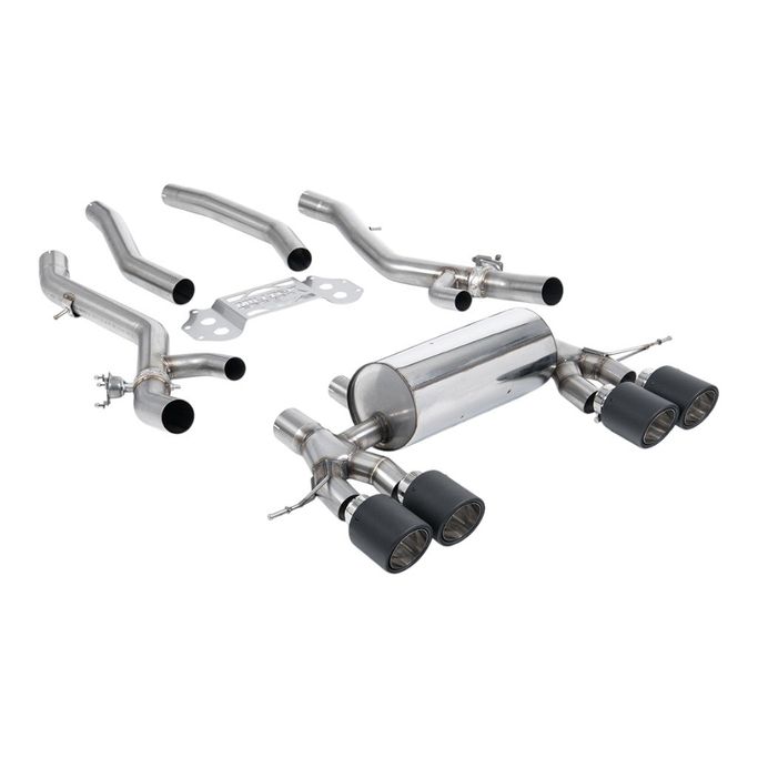 SSXBM1321, MILLTEK SSXBM1321 Secondary Cat-Back Exhaust, 3.15" (Blue Titanium GT-115 Trims) for BMW M3 (G80 / G81) / M4 (G82) في الإمارات العربية المتحدة, دبي. Condition - new. Price ⁦22,460 AED⁩. Photo, seller contacts | AUTO.AE