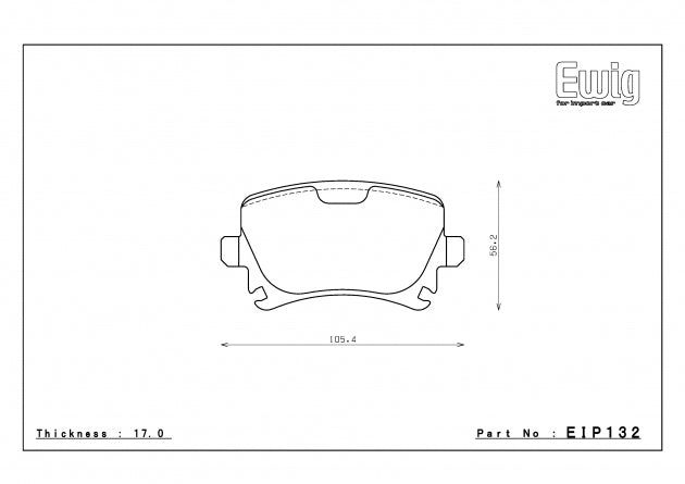 EIP132ME20, ENDLESS EIP132ME20 Rear brake pads AUDI A3/A4/S3 (8P)/TTS(8J)/VW GOLF IV R/JETTA в ОАЭ, Дубай. Состояние - новое. Цена 1 130 AED. Фото, контакты продавца | AUTO.AE