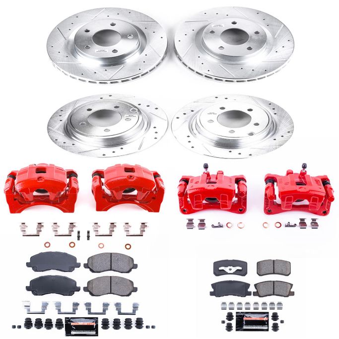PWR-KC2848B, PowerStop Z23 Evolution Sport Brake Upgrade Kits with Calipers for 2008-2016 LANCER, 2008-2013 OUTLANDER, 2011-2012 OUTLANDER SPORT - KC2848B в ОАЭ, Дубай. Состояние - новое. Цена ⁦3 580 AED⁩. Фото, контакты продавца | AUTO.AE