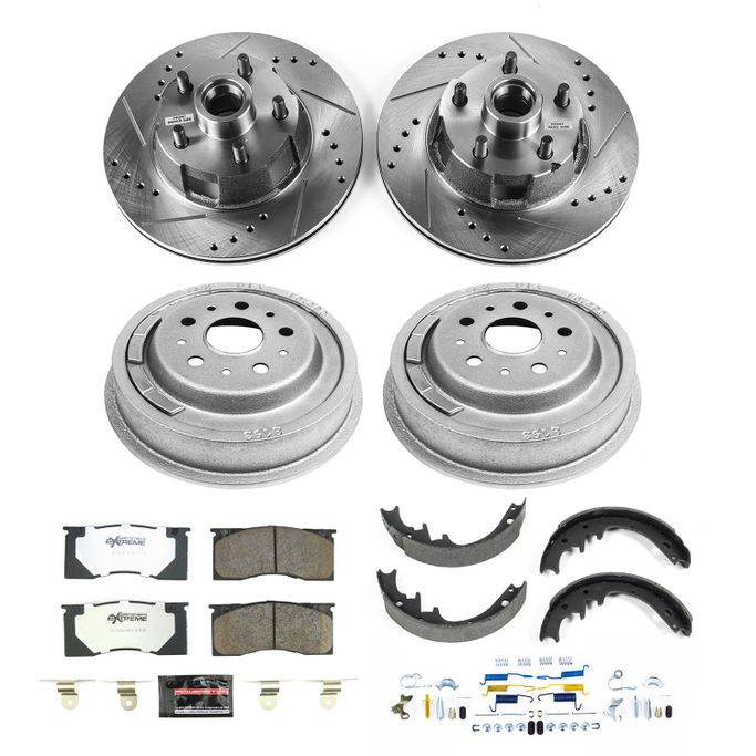PWR-K15015DK-26, PowerStop Z26 Street Warrior Disc and Drum Brake Upgrade Kits for 1967 FAIRLANE, FALCON, 1965-1967 MUSTANG - K15015DK-26 в ОАЭ, Дубай. Состояние - новое. Цена ⁦2 010 AED⁩. Фото, контакты продавца | AUTO.AE