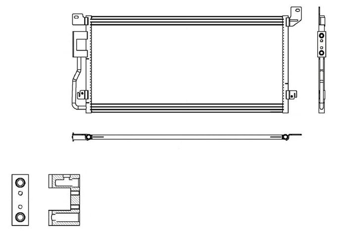 RCG-31-3946, Reach Cooling Air Conditioning Condensers for 2009-2012 ESCAPE, 2008-2011 TRIBUTE - 31-3946 في الإمارات العربية المتحدة, دبي. Condition - new. Price 360 AED. Photo, seller contacts | AUTO.AE