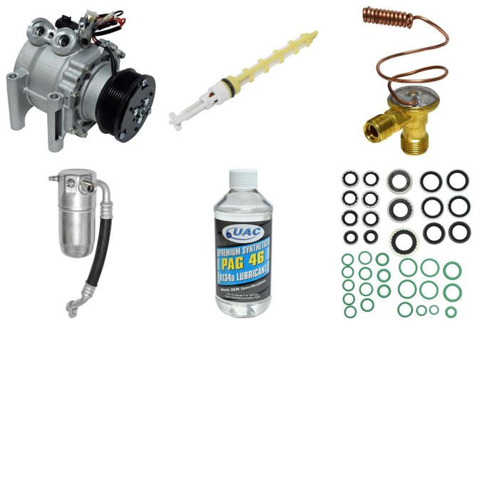 UAC-KT4849, Universal Air Conditioner Compressor Kits for 2003-2006 ENVOY XL, TRAILBLAZER EXT, 2003-2009 TRAILBLAZER - KT 4849 в ОАЭ, Дубай. Состояние - новое. Цена 1 390 AED. Фото, контакты продавца | AUTO.AE