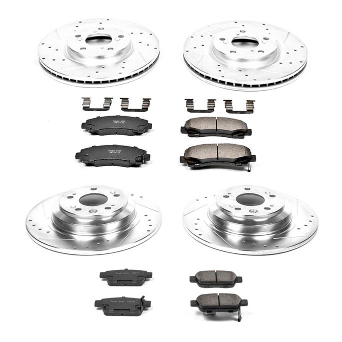 PWR-K5856, PowerStop Z23 Evolution Sport Brake Upgrade Kits for 2009-2014 TL - K5856 in UAE, Dubai. Condition - new. Price 2,060 AED. Photo, seller contacts | AUTO.AE