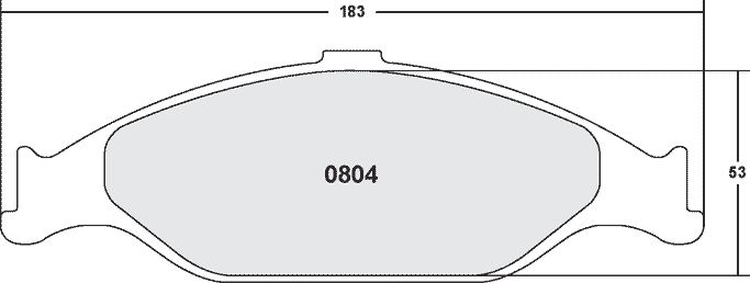 0804.22, PFC 0804.22 Front Brake Pads for FORD Mustang 1999-2004 in UAE, Dubai. Condition - new. Price 520 AED. Photo, seller contacts | AUTO.AE