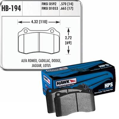 HWK-HB194F-570, Hawk Performance HPS Brake Pads HB194F.570 в ОАЭ, Дубай. Состояние - новое. Цена 780 AED. Фото, контакты продавца | AUTO.AE