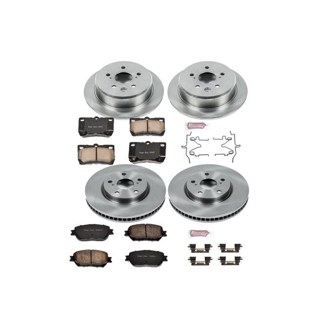 PWR-KOE4076, PowerStop Z17 Evolution Plus Stock Replacement Brake Kits for 2009-2013 IS250 - KOE4076 в ОАЭ, Дубай. Состояние - новое. Цена 1 290 AED. Фото, контакты продавца | AUTO.AE