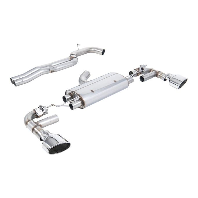 SSXAU963, MILLTEK SSXAU963 Cat-Back Exhaust, 3.15" (Polished Trims) for AUDI TTRS 2.5L TFSI Quattro 2016- в ОАЭ, Дубай. Состояние - новое. Цена ⁦14 770 AED⁩. Фото, контакты продавца | AUTO.AE