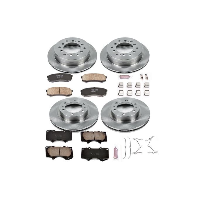 PWR-KOE138, PowerStop Z17 Evolution Plus Stock Replacement Brake Kits for 2003-2009 4RUNNER, 2007-2009 FJ CRUISER - KOE138 in UAE, Dubai. Condition - new. Price 1,220 AED. Photo, seller contacts | AUTO.AE