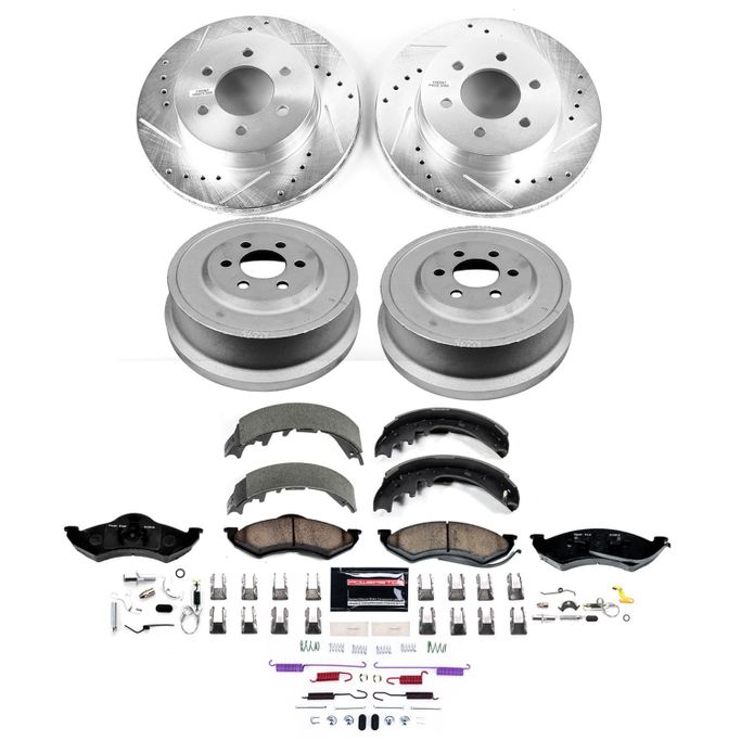 PWR-K15540DK, PowerStop Z23 Evolution Sport Disc and Drum Brake Upgrade Kits for 1998-1999 DURANGO - K15540DK في الإمارات العربية المتحدة, دبي. Condition - new. Price 2,130 AED. Photo, seller contacts | AUTO.AE