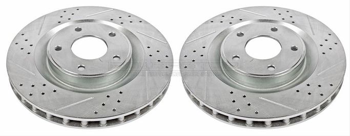 PWR-AR-82101XPR, PowerStop Evolution Drilled and Slotted Rotors for 2005-2013 CORVETTE, 2005-2007 XLR - AR82101XPR in UAE, Dubai. Condition - new. Price 820 AED. Photo, seller contacts | AUTO.AE