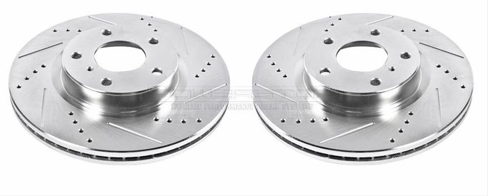 PWR-JBR-1105XPR, PowerStop Evolution Drilled and Slotted Rotors for 2003-2005 350Z, G35 - JBR1105XPR في الإمارات العربية المتحدة, دبي. Condition - new. Price 750 AED. Photo, seller contacts | AUTO.AE