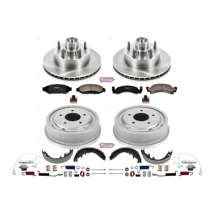 PWR-KOE15089DK, PowerStop Autospecialty Stock Replacement Disc and Drum Brake Kits for 1990-1993 E-150 ECONOLINE, E-150 ECONOLINE CLUB WAGON, F-150 - KOE15089DK в ОАЭ, Дубай. Состояние - новое. Цена ⁦2 160 AED⁩. Фото, контакты продавца | AUTO.AE