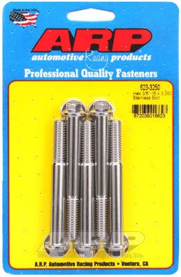 623-3250, ARP 623-3250 SAE Bolt Kit 3/8-16 x 3.250 hex SS bolts в ОАЭ, Дубай. Состояние - новое. Цена 250 AED. Фото, контакты продавца | AUTO.AE