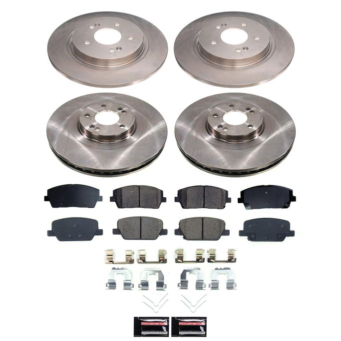 PWR-KOE8918, PowerStop Z17 Evolution Plus Stock Replacement Brake Kits for 2020-2025 PALISADE, 2020-2024 TELLURIDE - KOE8918 in UAE, Dubai. Condition - new. Price 1,370 AED. Photo, seller contacts | AUTO.AE