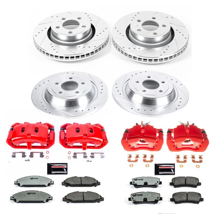 PWR-KC6808-26, PowerStop Z26 Street Warrior Brake Upgrade Kits with Calipers for 2015-2019 MUSTANG - KC6808-26 в ОАЭ, Дубай. Состояние - новое. Цена ⁦5 610 AED⁩. Фото, контакты продавца | AUTO.AE